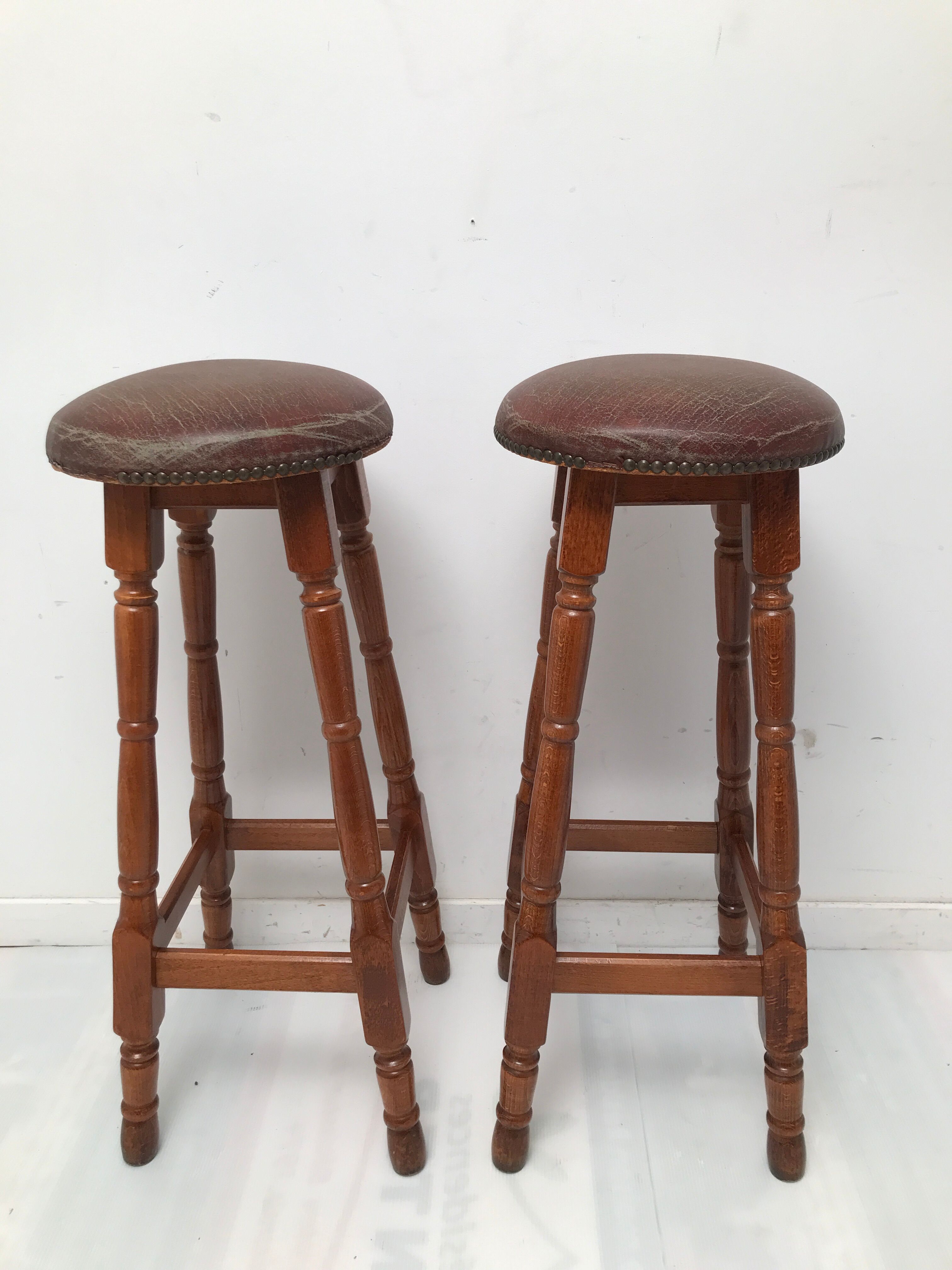 Pair of vintage bar stools