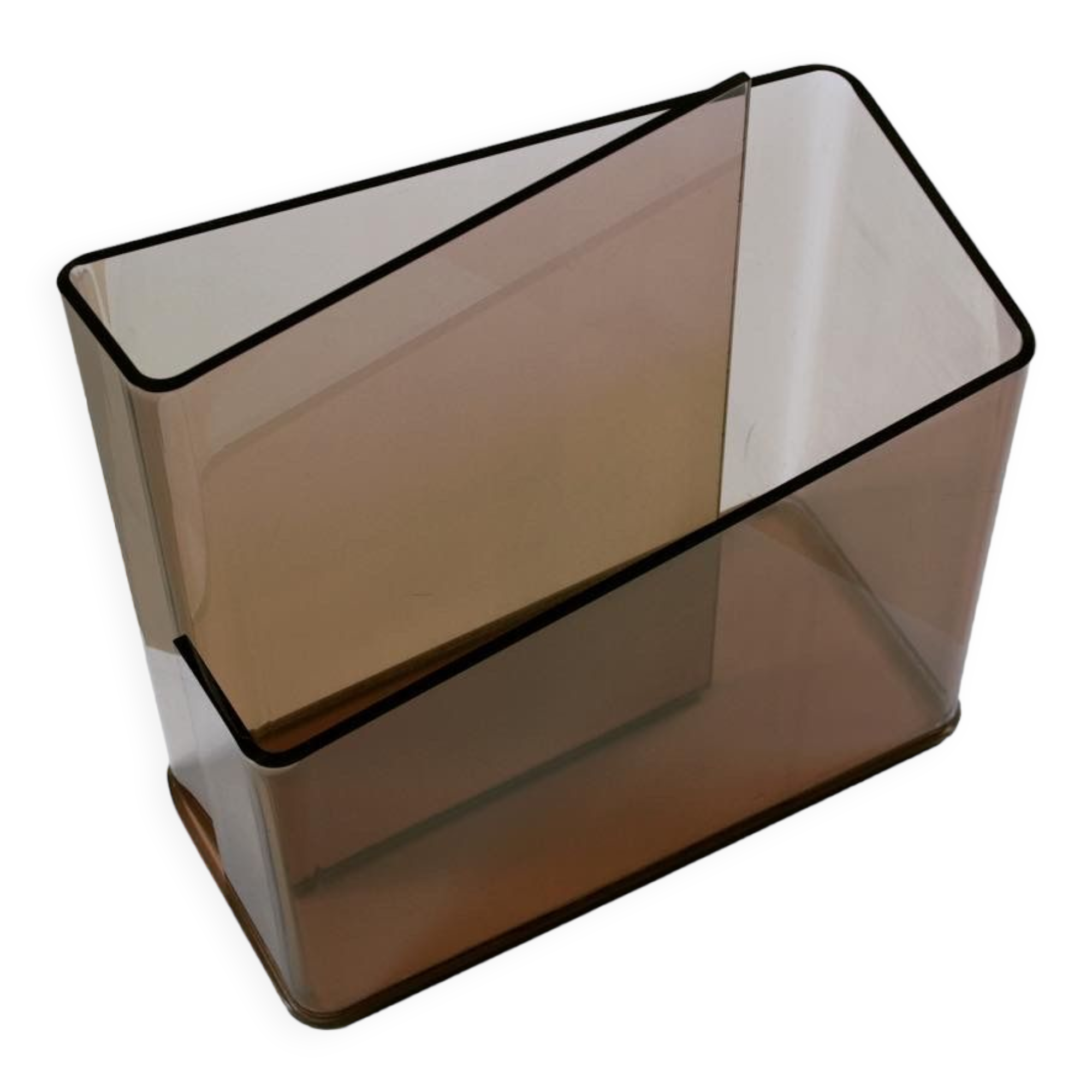 Plexiglass magazine rack for Roche Bobois, France 1970s