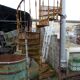 XXeme iron-cast spiral staircase