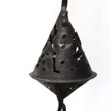 Antique wrought iron lantern pendant light