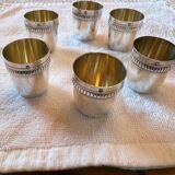 Solid silver liqueur service
