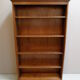 Vintage oak open bookcase