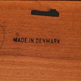 Table extensible arrondie en palissandre danois, années 1950/60