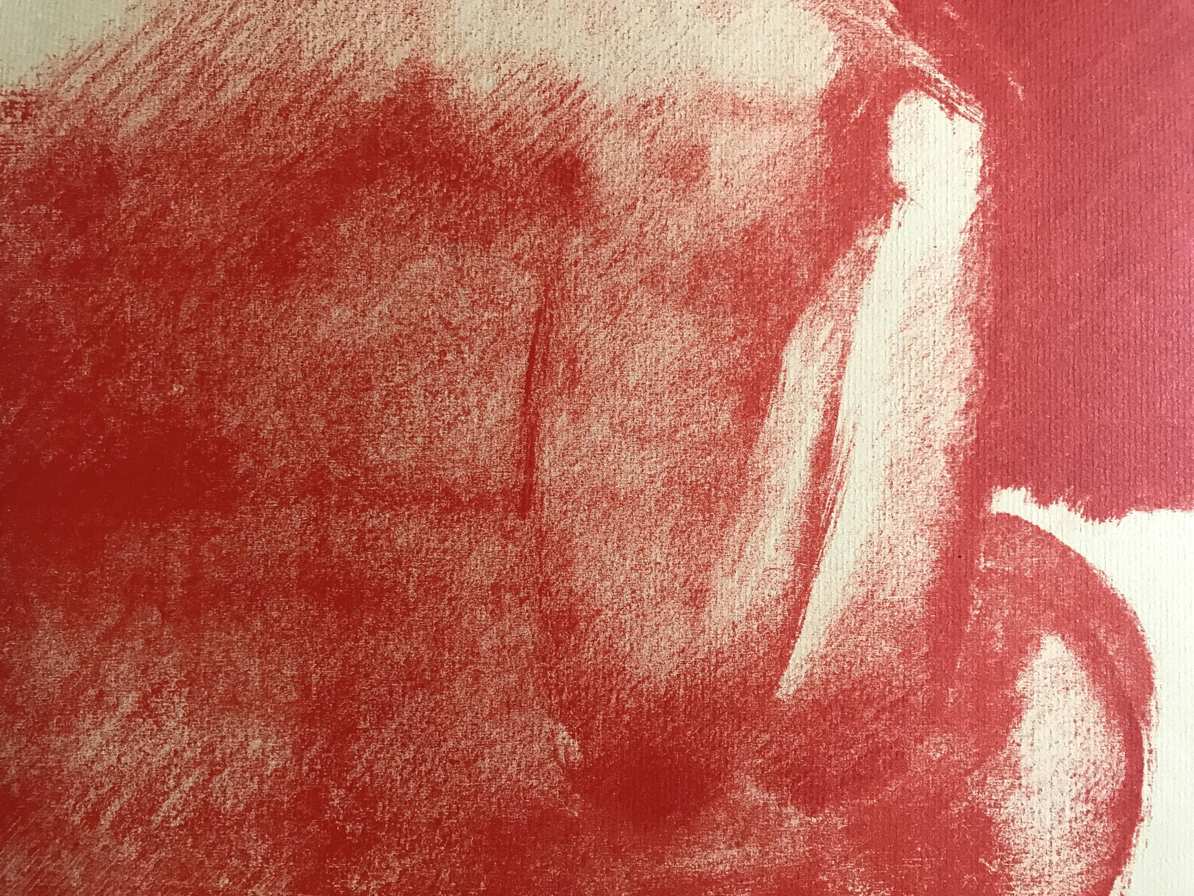 Original lithograph signed and numbered in pencil by Claude Garache, Untitled, 1981