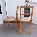 Pair of Vintage 60s Canvas Chairs