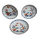 Soucoupes à cappuccino en porcelaine Imari chinoise antique, milieu des années 1700.