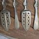 Set of 6 antique absinthe spoons Combault
