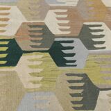 9x12 Kilim Pastel Tones Overisze Anatolian Flatweave Kilim Rug, 270x352 Cm