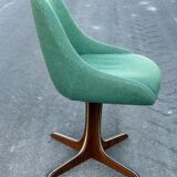 60s vintage design swivel office chair