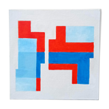 Post minimalist abstract painting