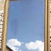 Vintage gold mirror