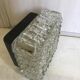 Vintage glass square wall lamp