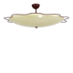 Large flush mount indirect light ceiling fixture from the Filmcasino in Vienna, 1950s.