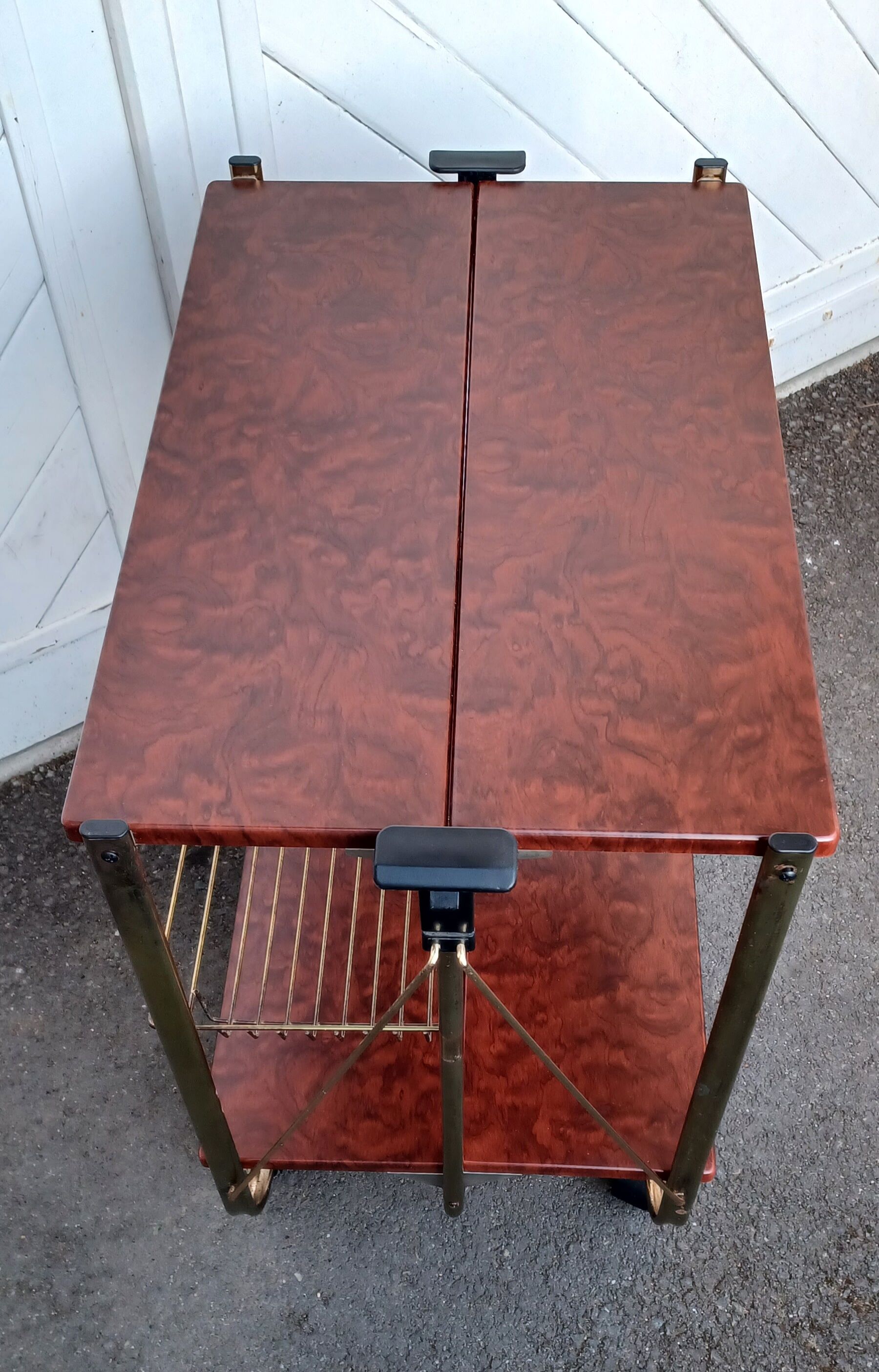 Vintage folding dessert table with 2 tiers
