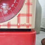 Terraillon kitchen scale vintage limited edition design tea towel 70s