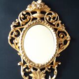 mirror gilded wood ItalyXVIII 33x45cm