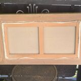 Large painting frames shells, cabinet of curiosities, sign