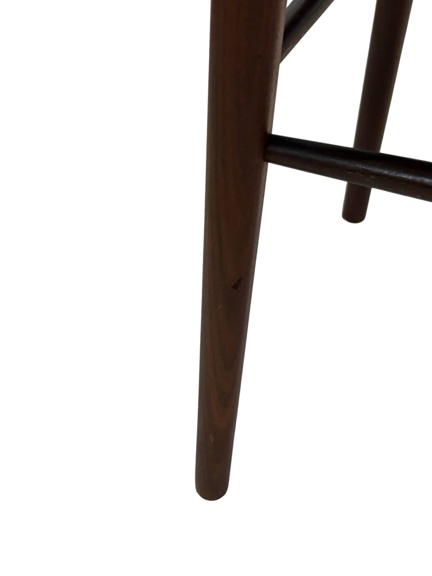 Vintage Dining Chair Flower Upholstery 1960s Teak