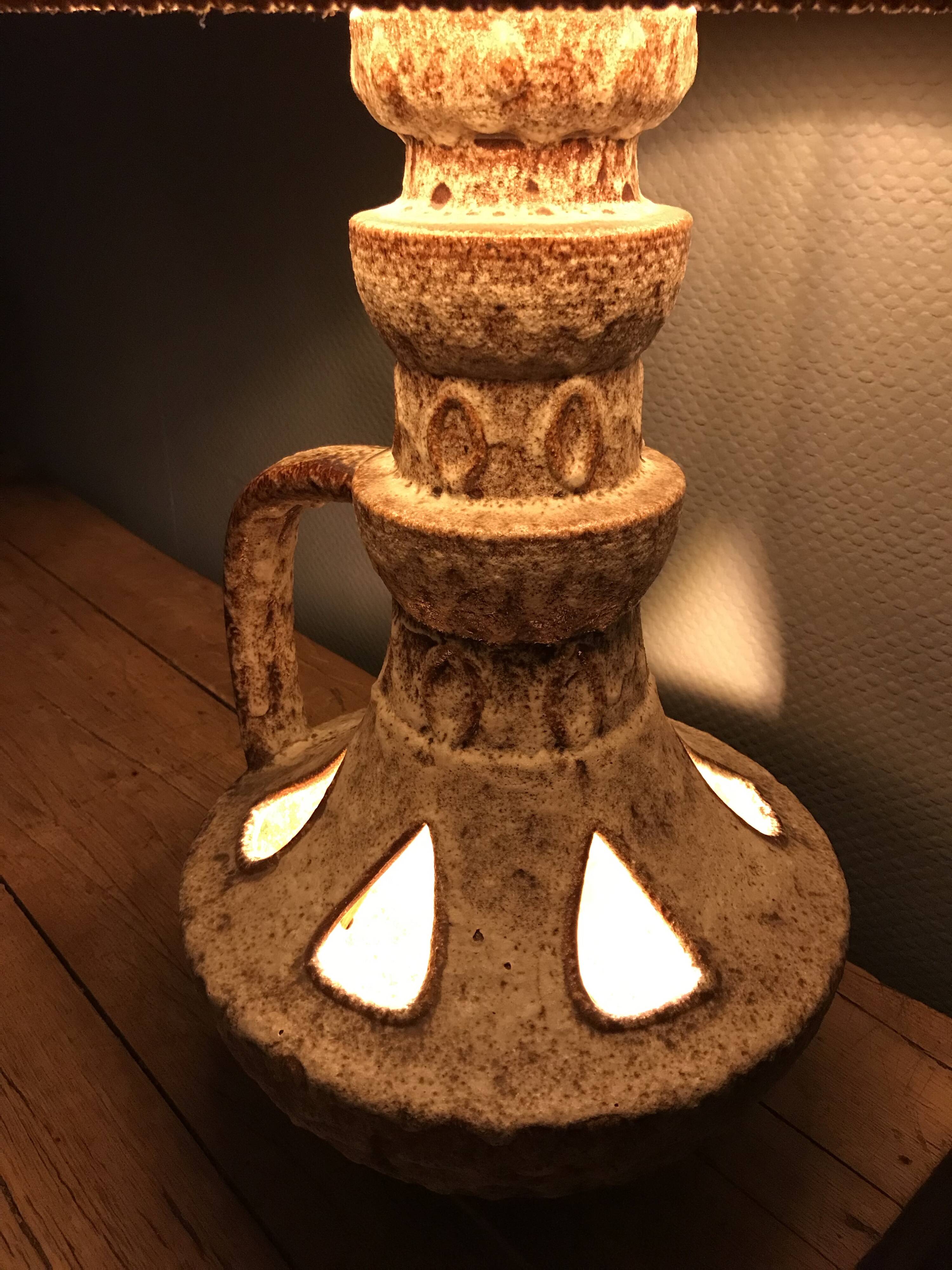 Lampadaire Fat lava West Germany