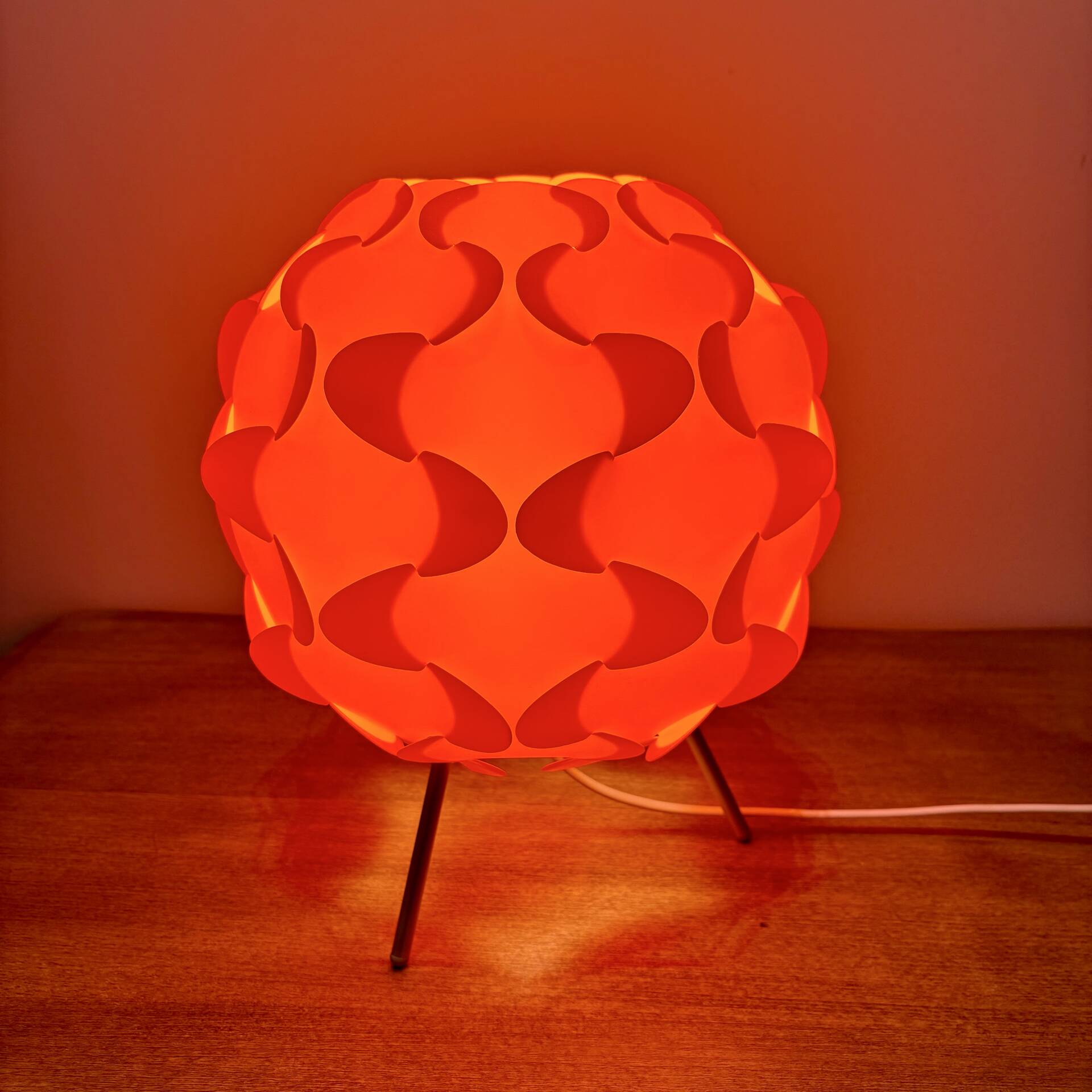 IKEA vintage Fillsta orange lamp