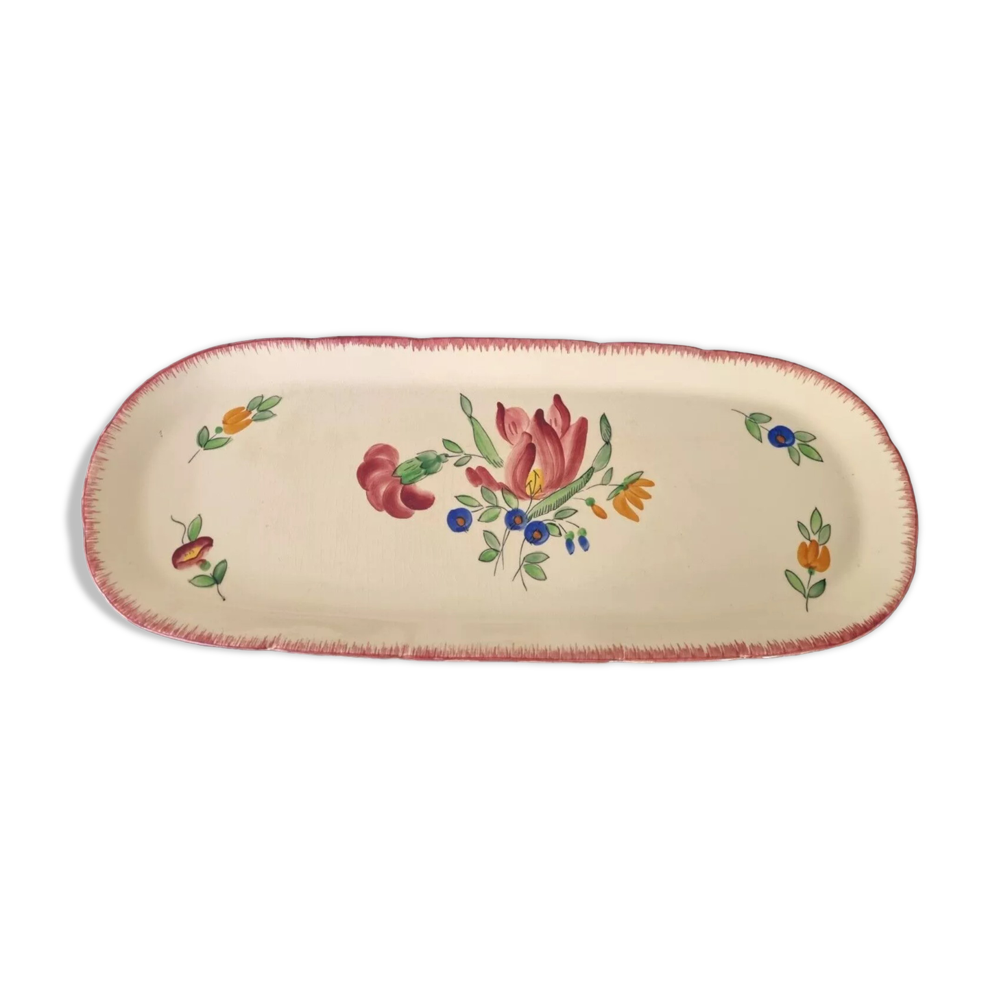 Trianon model cake dish in earthenware from Longchamp