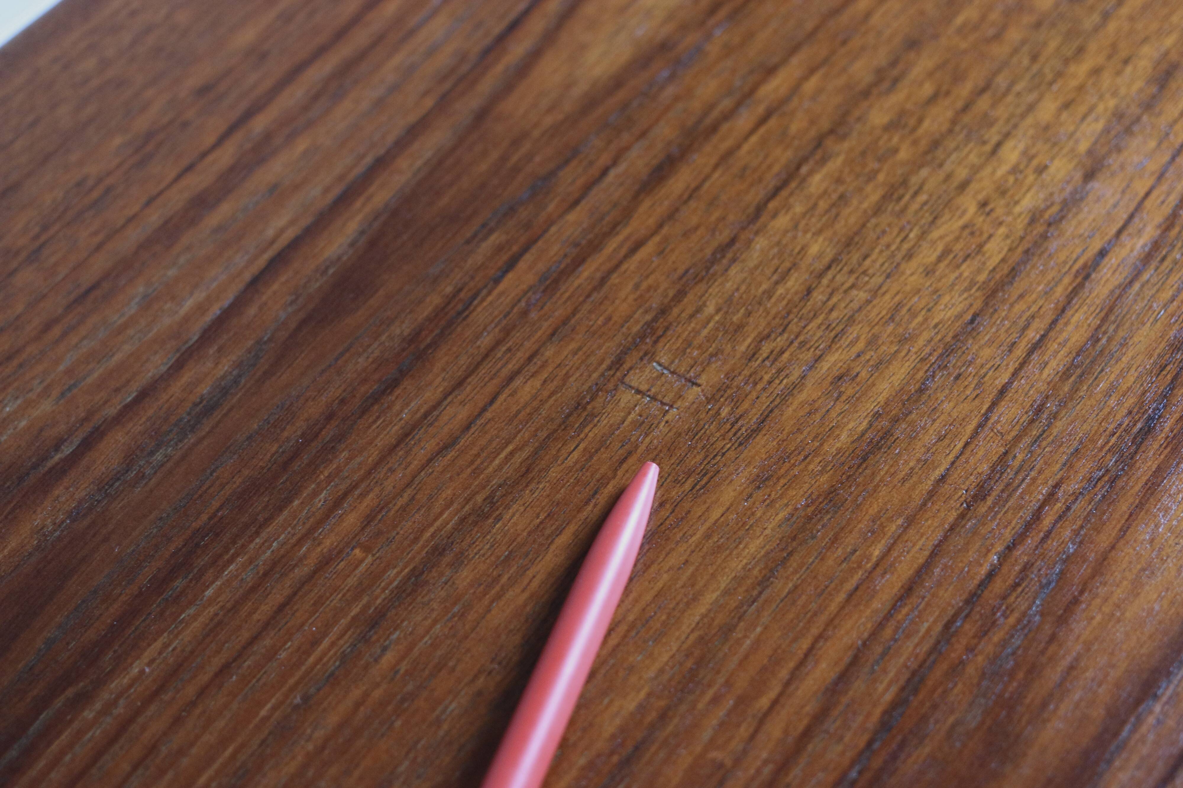 Vintage Scandinavian teak coffee table Trioh 1960s