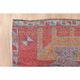 1970s Turkish Oushak Handmade Wool Cotton Red Area Rug 90x343