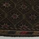 Tapis Kilim Vintage Noir et Brun à Motifs Géométriques, 183x297 Cm