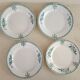 4 dessert plates in Saint Amand iron earth