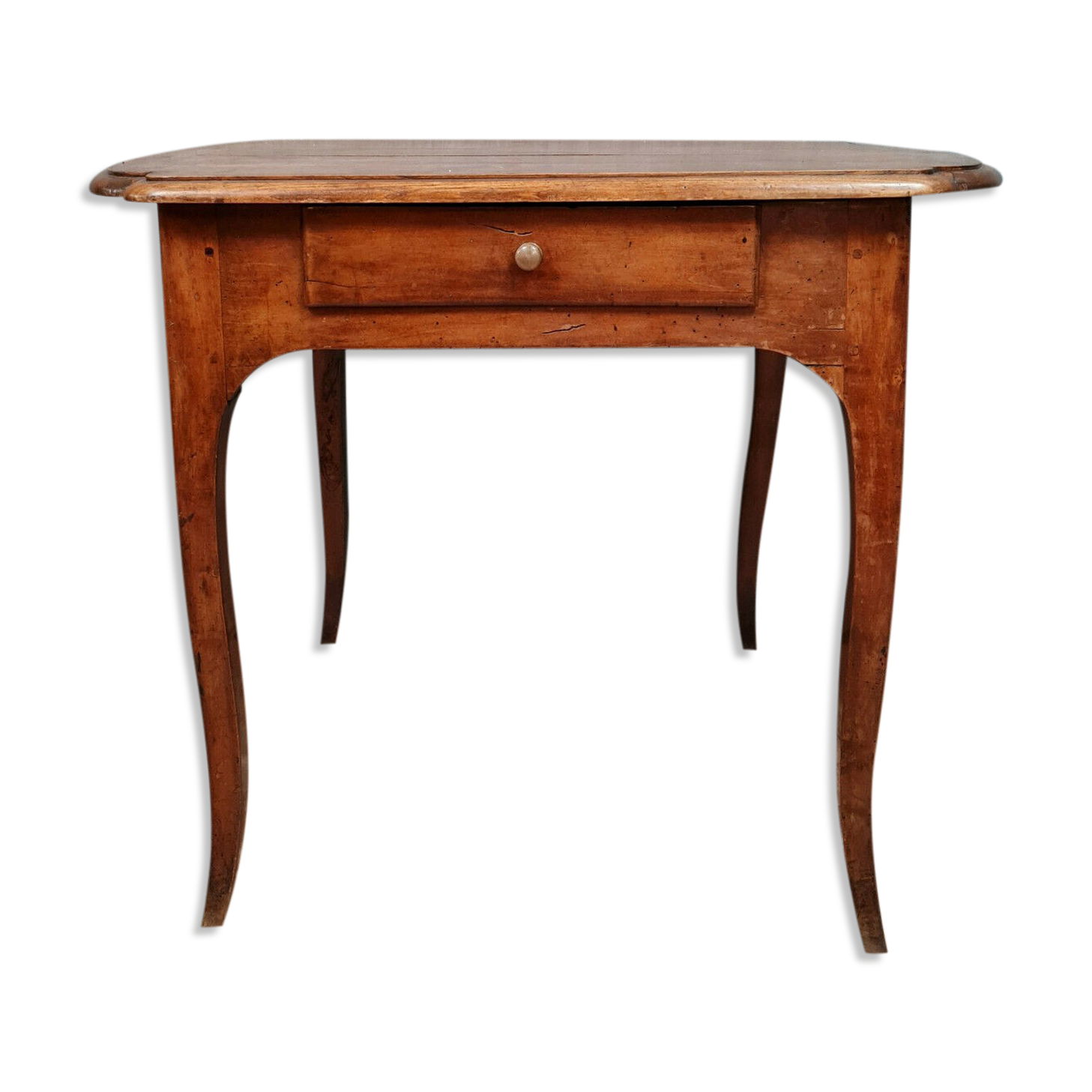 Bureau d'apparat louis xv en bois clair vers 1800