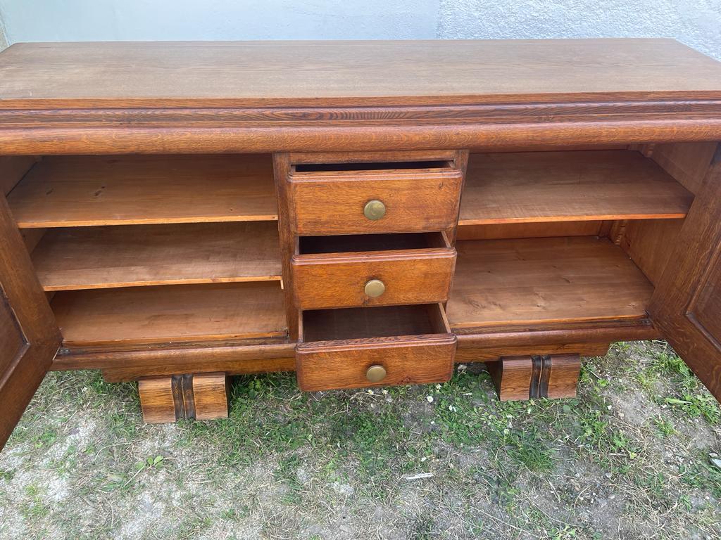Art deco solid oak sideboard 1940