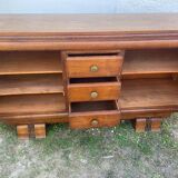 Art deco solid oak sideboard 1940