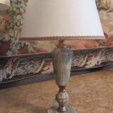 Pretty Onyx and brass table lamp