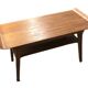 Scandinavian solid wood coffee table