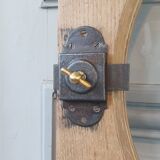 Old bull's-eye window