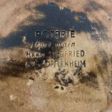 Plat en Terre Cuite Henri Siegfried