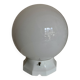 XL bathroom ceiling light from Palace, porcelain and opaline, 1950s