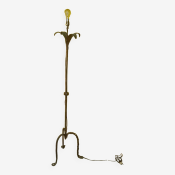 Old French Flower Floor Lamp, from the mid 1900s.