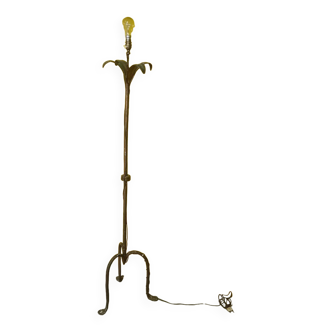 Old French Flower Floor Lamp, from the mid 1900s.