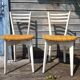 Pair of vintage 50s chairs
