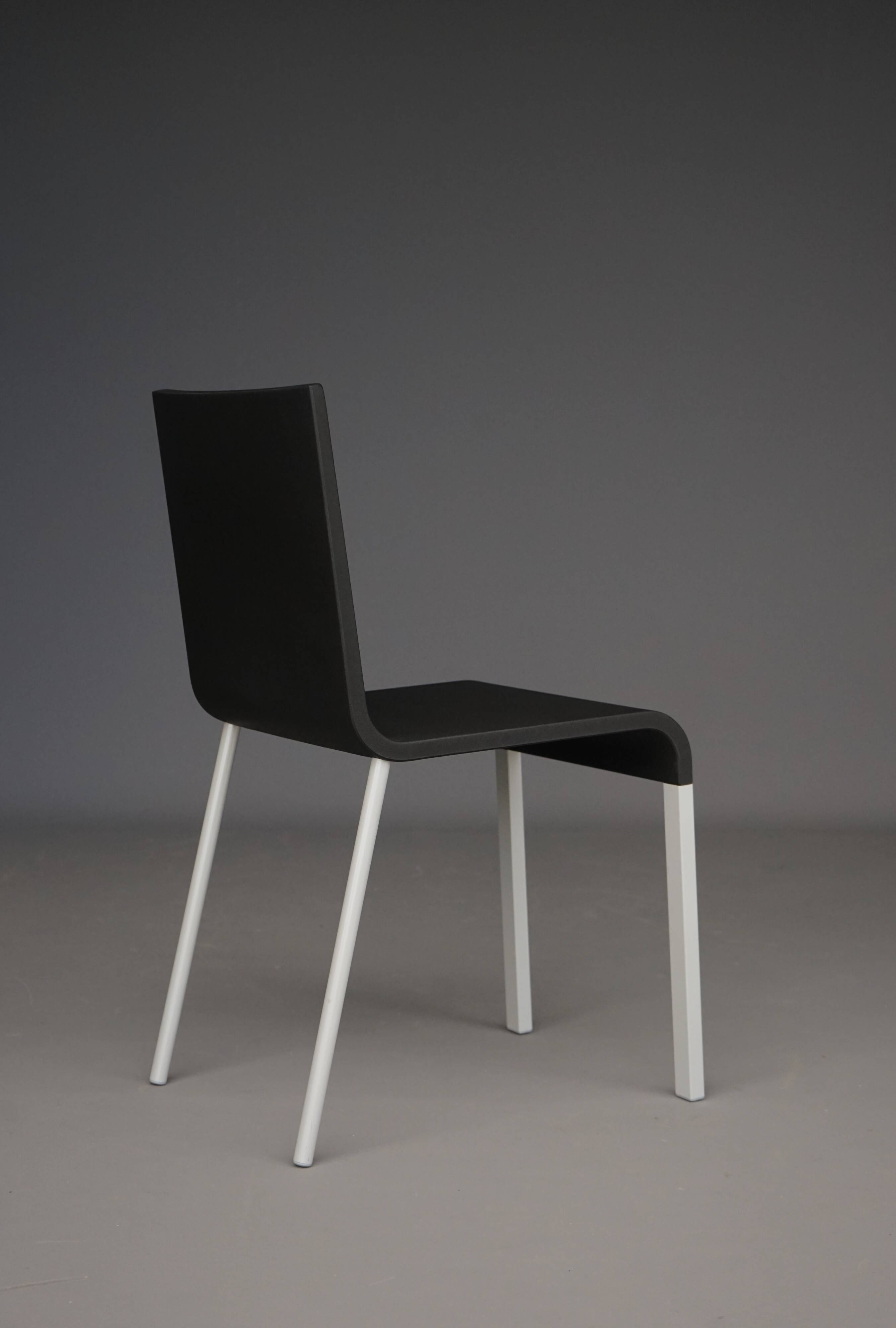 03 Chaises de salle à manger de Maarten van Severen pour Vitra. Lot de 4