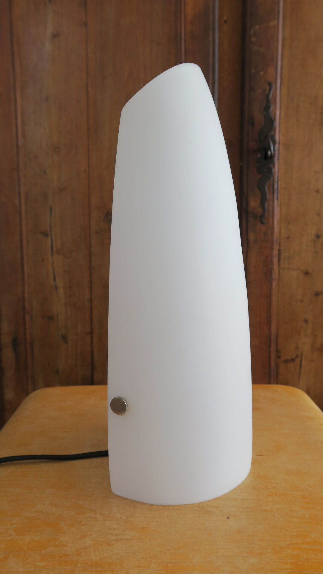 Opal glass wall lamp, styly from "fabas luce"