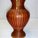 Antique Shanghai vase woven rattan bamboo ceramic People's Republic of China
