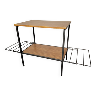 Table bout de canapé modulable années 60
