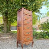 Chiffonier In Walnut Regency Style 19th Century