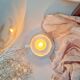 Bedroom candle holder in Tuileries Porcelain
