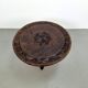 Vintage African Handmade Wooden Folding Table, 1960s