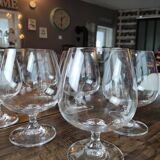 Set of 6 XXL crystal tasting wine glasses