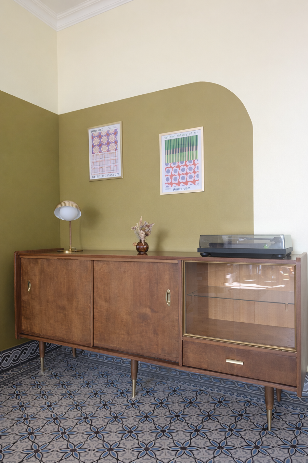 Vintage wooden enfilade