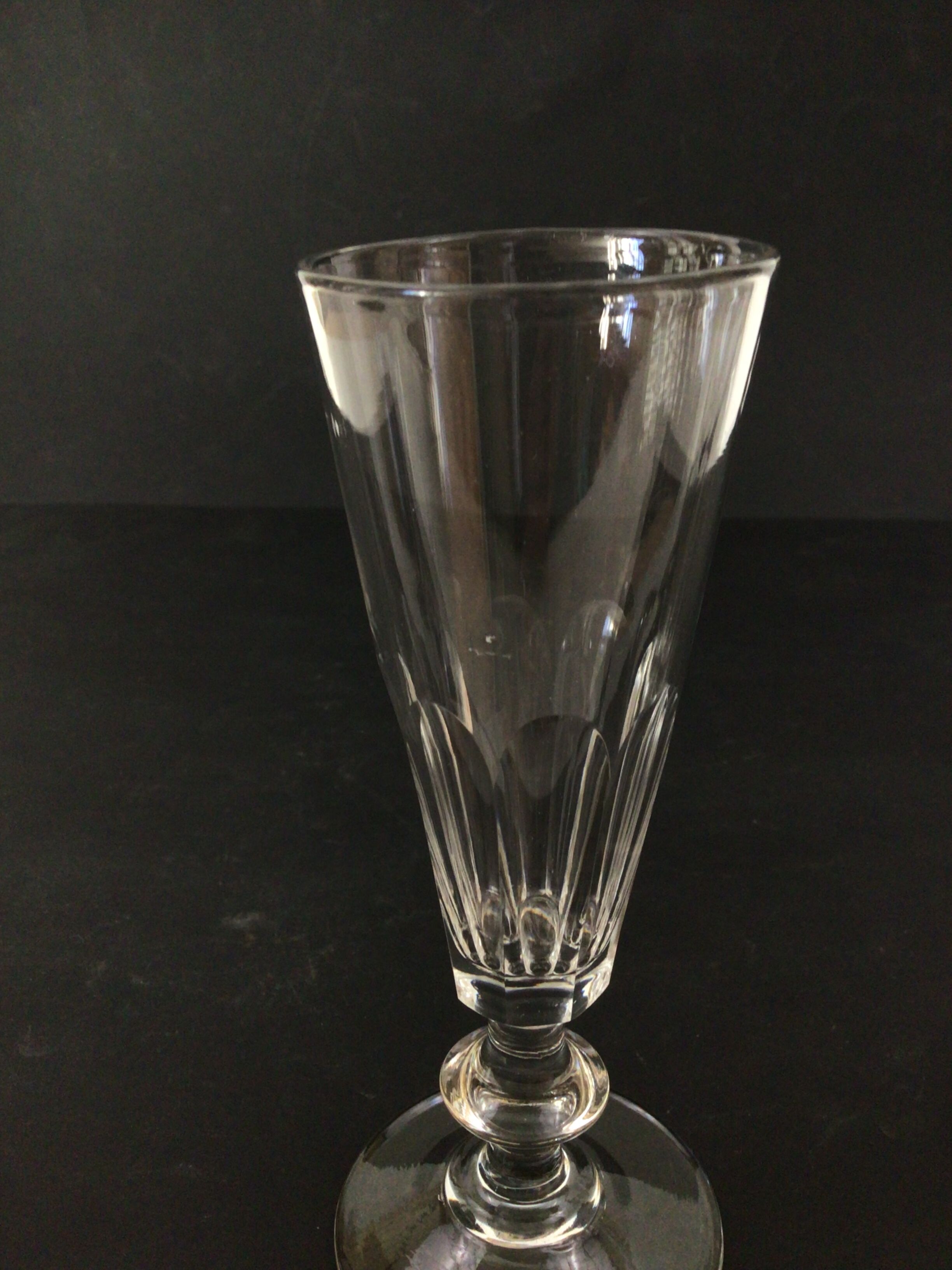 2 champagne flutes Baccarat Saint Louis model Caton